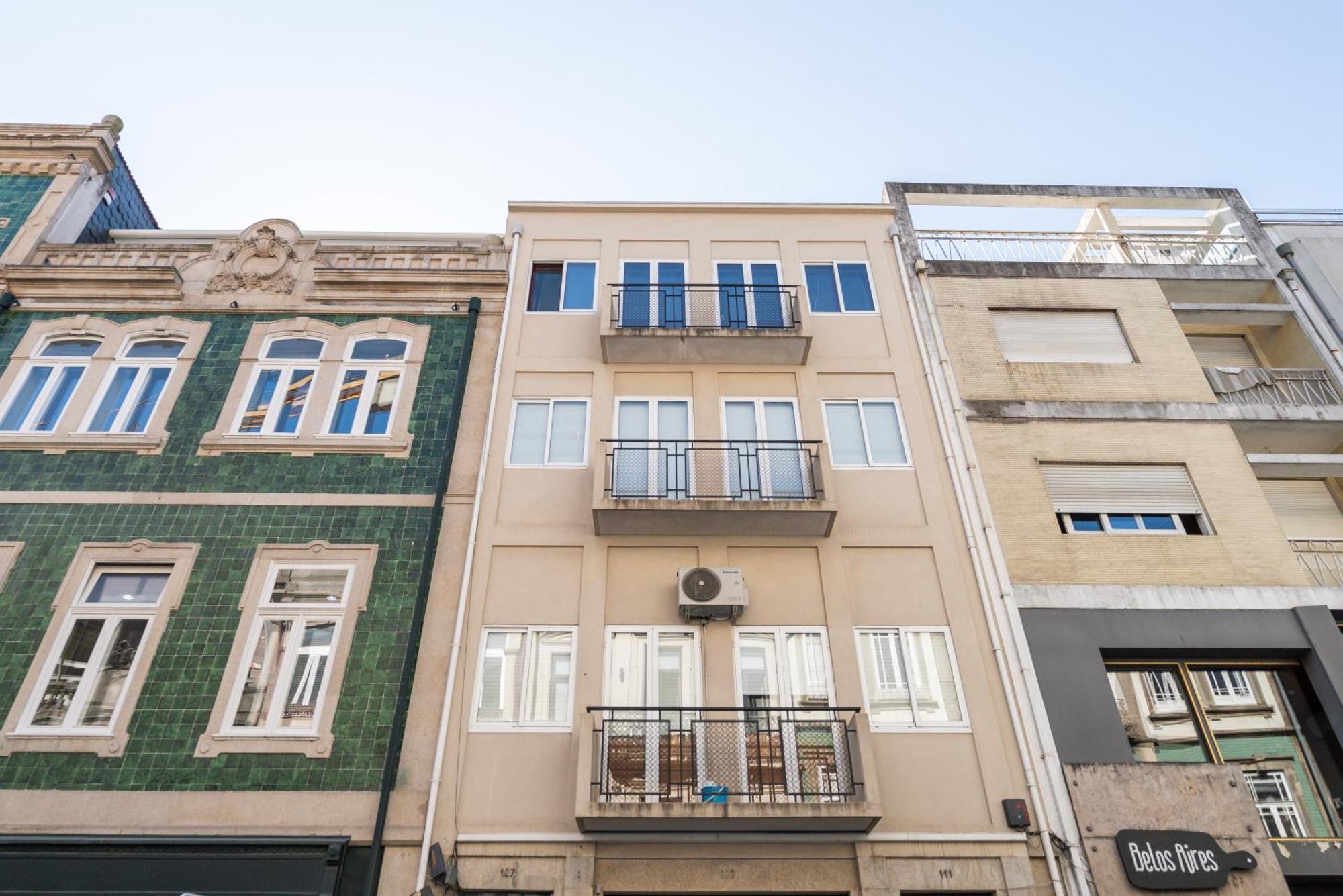 波尔图Host Wise - Colorful Bright Flat With Balcony公寓 客房 照片